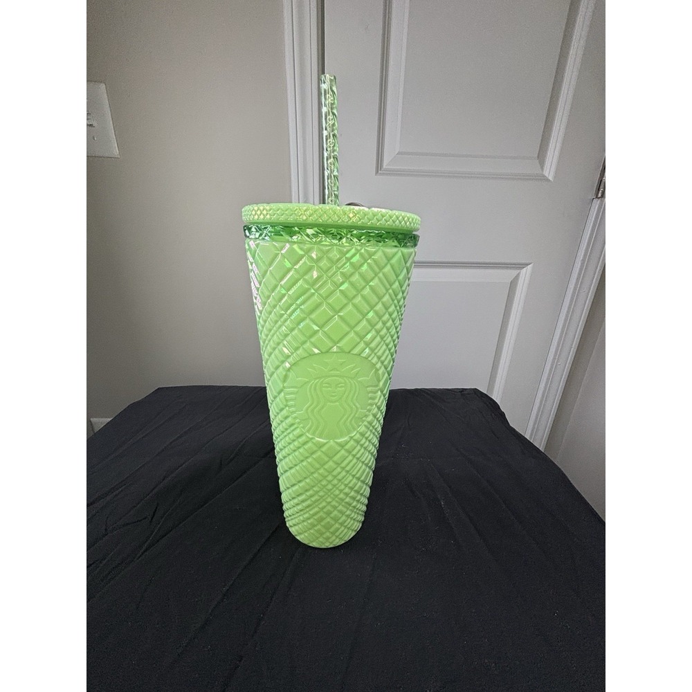 Starbucks Mint Jewel Studded Venti 24oz Tumbler NWT Green Cold Cup Limited